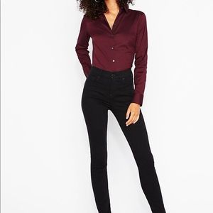 Express Long Sleeve Essential Shirt Bodysuit